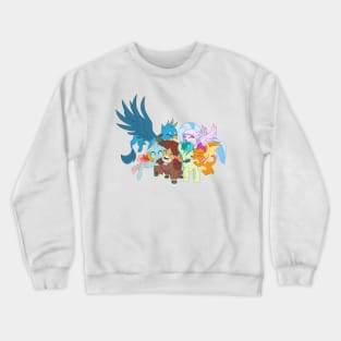 Young Six group hug Crewneck Sweatshirt